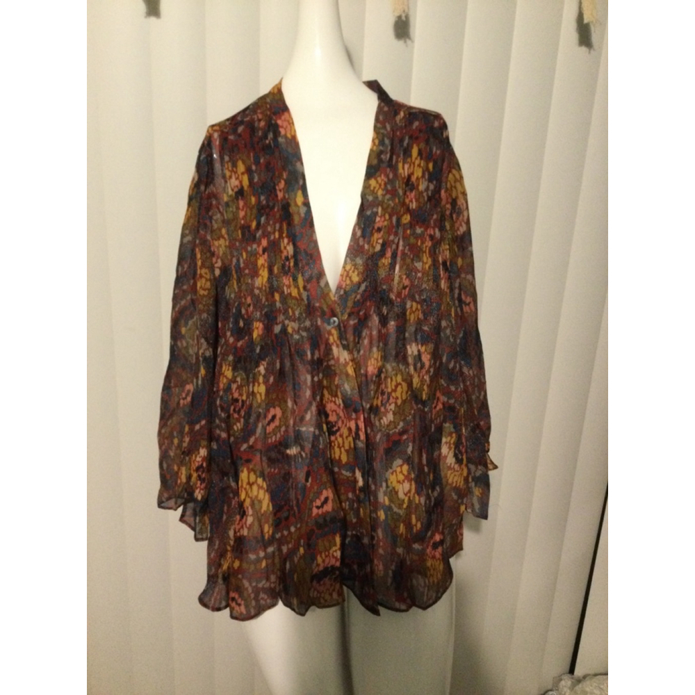 Women's Elizabeth and James Blouse Size XS Multicolor